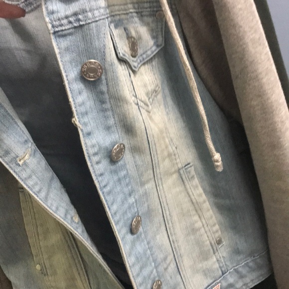 GUESS Fitted Denim Jacket / Hoodie - Picture 3 of 5